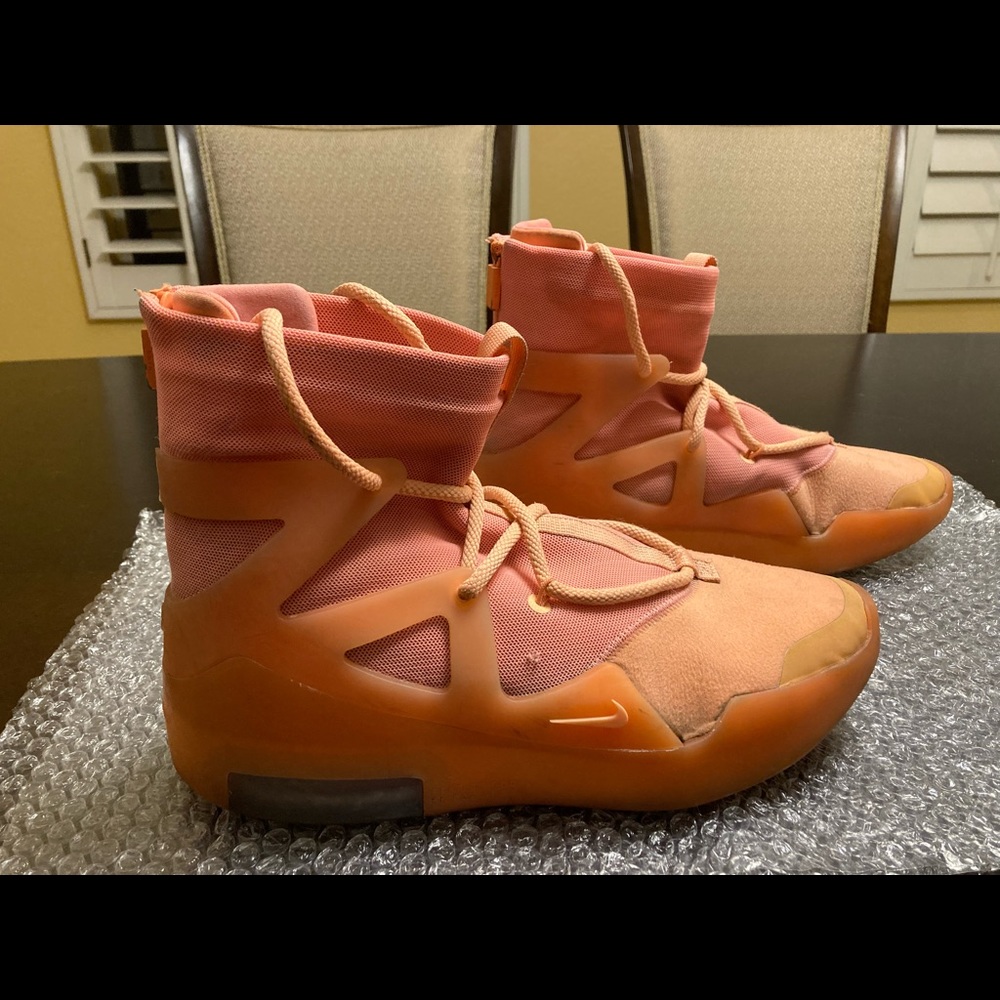 Nike Fear of God 1 Orange Pulse Sneaker US 10 - Picture 2 of 11